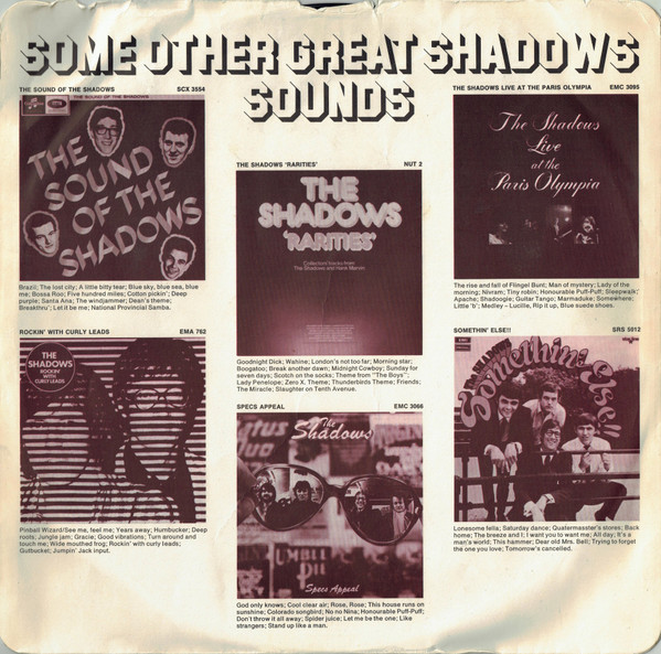 Shadows - 20 Golden Greats - Used Vinyl Record image 6