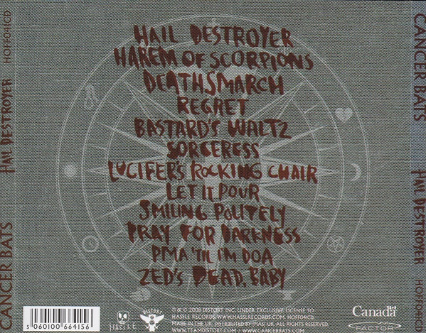 Cancer Bats - Hail Destroyer - CD image 2