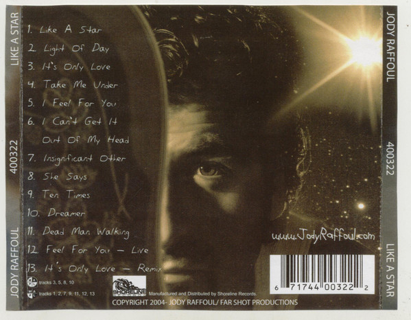 Jody Raffoul - Like A Star - Used CD image 3