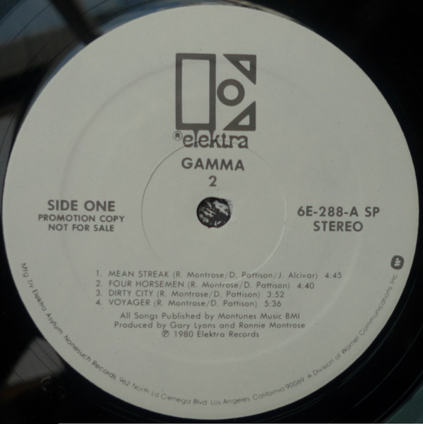 Gamma - 2 - Used Vinyl Record image 12