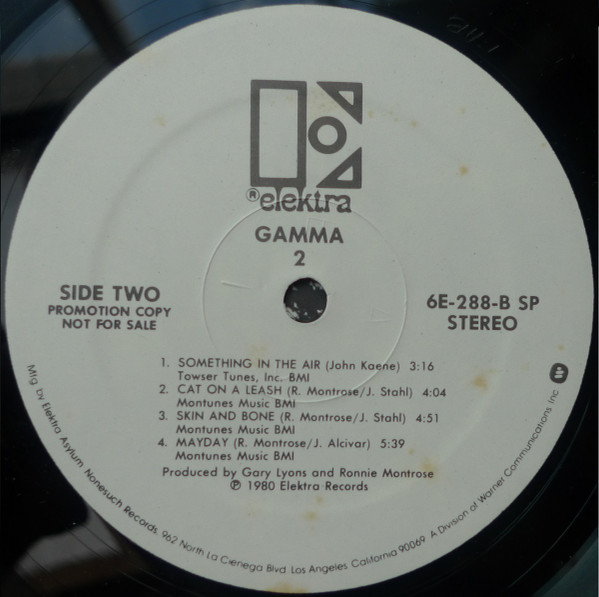 Gamma - 2 - Used Vinyl Record image 13