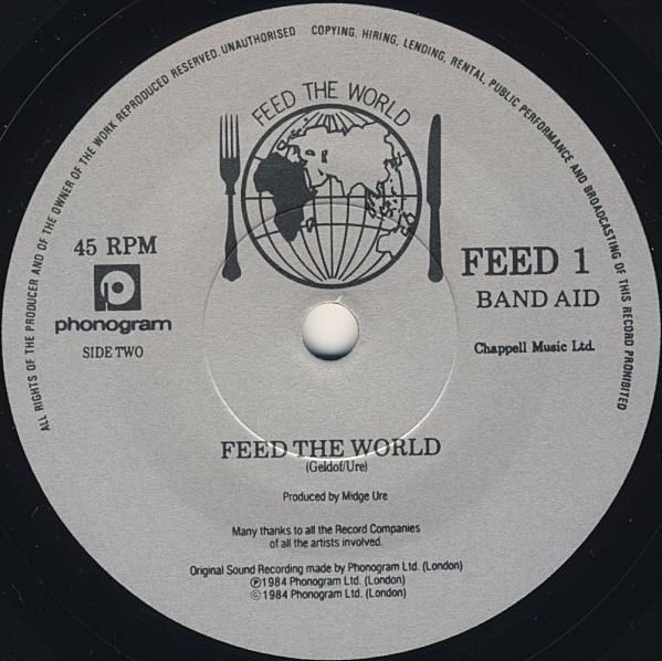 Band Aid - Do They Know It's Christmas? - Used Vinyl Record 7" image 4