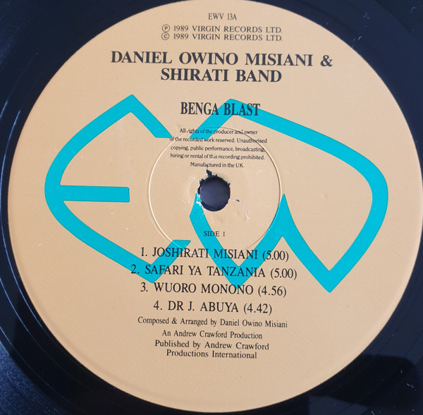 D.O. Misiani - Benga Blast! - Used Vinyl Record image 3