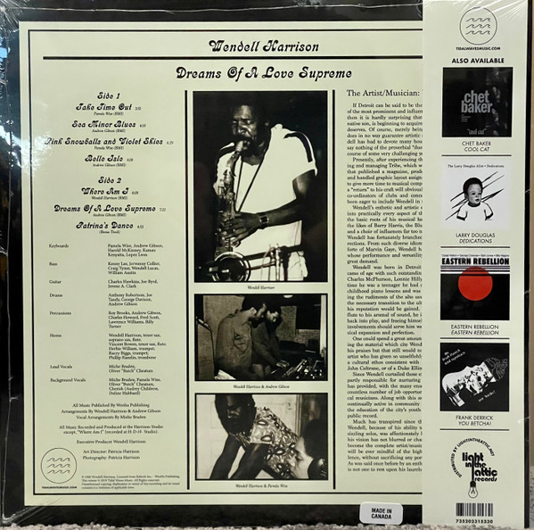 Wendell Harrison - Dreams Of A Love Supreme - Vinyl Record image 2