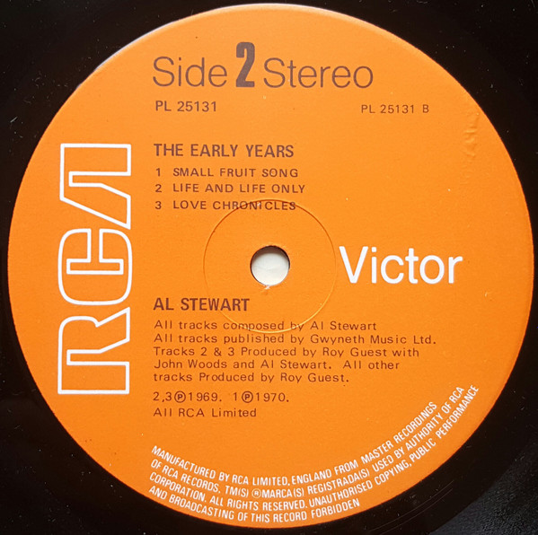 Al Stewart - Early Years - Used Vinyl Record image 6