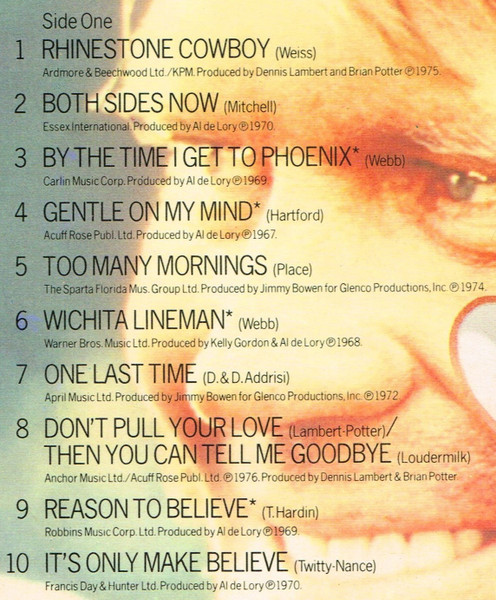 Glen Campbell - 's Twenty Golden Greats - Used Vinyl Record image 5