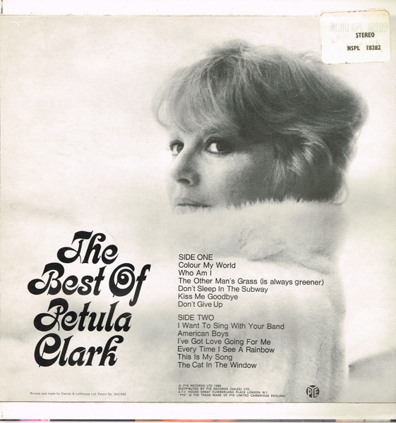 Petula Clark - Best Of - Used Vinyl Record image 2