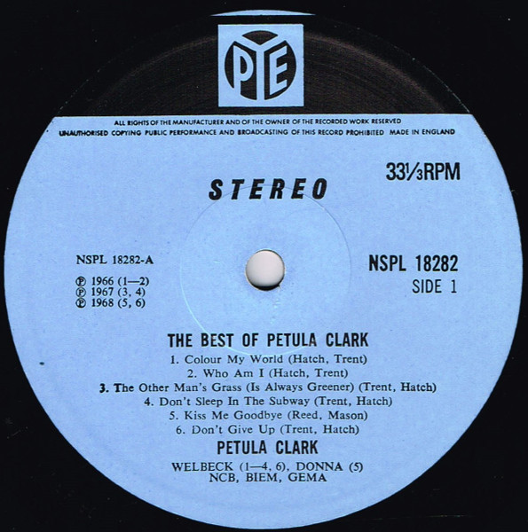 Petula Clark - Best Of - Used Vinyl Record image 3