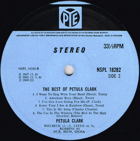 Petula Clark - Best Of - Used Vinyl Record image 4