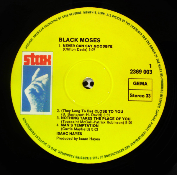 Isaac Hayes - Black Moses - Used Vinyl Record image 3
