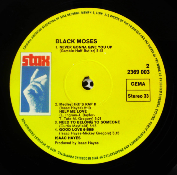 Isaac Hayes - Black Moses - Used Vinyl Record image 4