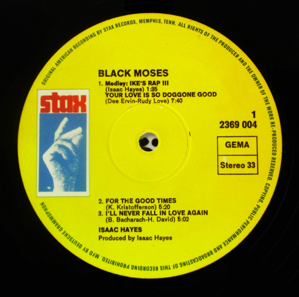 Isaac Hayes - Black Moses - Used Vinyl Record image 5