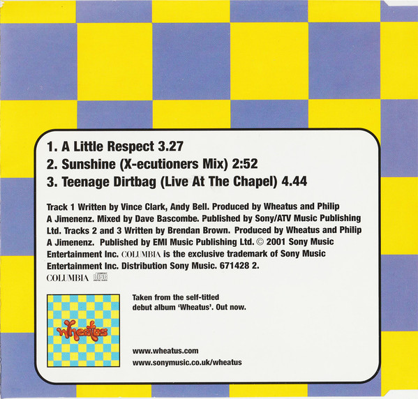 Wheatus - A Little Respect - Used CD image 2