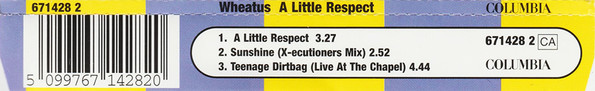 Wheatus - A Little Respect - Used CD image 5