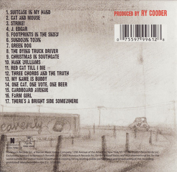 Ry Cooder - My Name Is Buddy - Used CD image 3