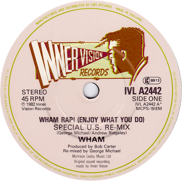 Wham! - Wham Rap (Enjoy What You Do) (U.S. Re-Mix Parts 1 And 2) - Used image 3