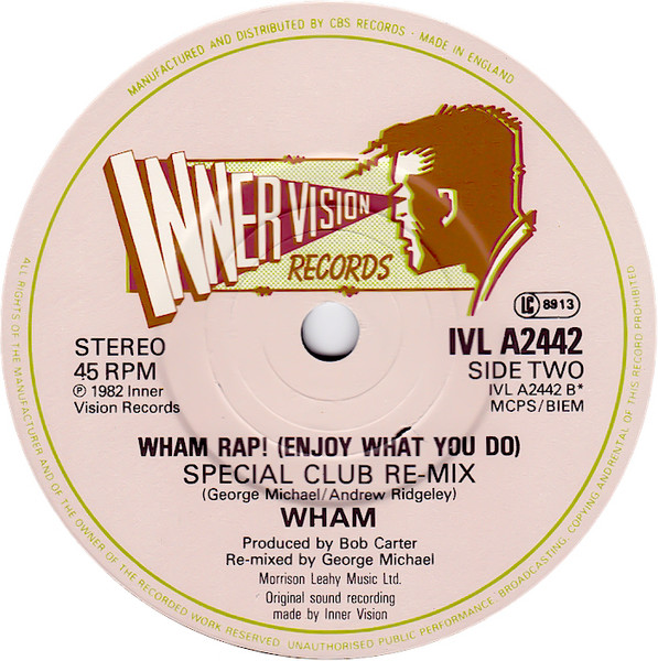 Wham! - Wham Rap (Enjoy What You Do) (U.S. Re-Mix Parts 1 And 2) - Used image 4