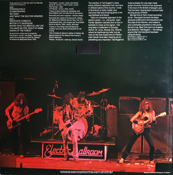 Ted Nugent - Used Vinyl Record image 2