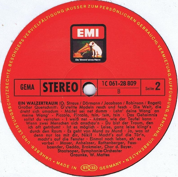 Oscar Straus - Ein Walzertraum (Großer Querschnitt) - Used Vinyl Rec image 4