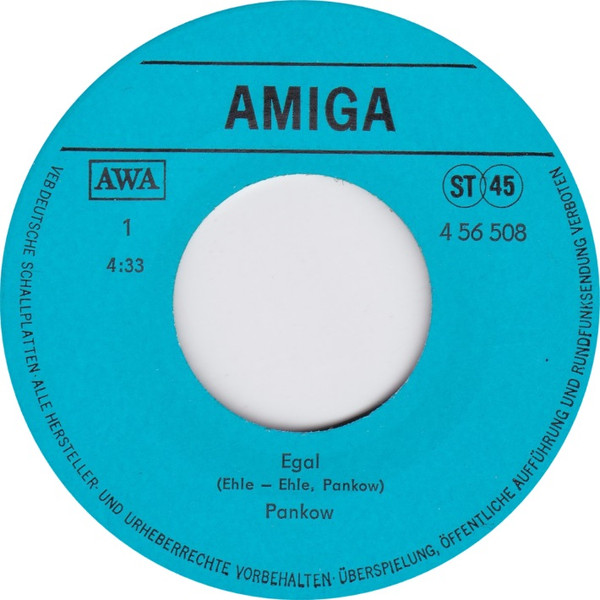 Pankow - Egal / Inge Pawelczik - Used Vinyl Record 7" image 3