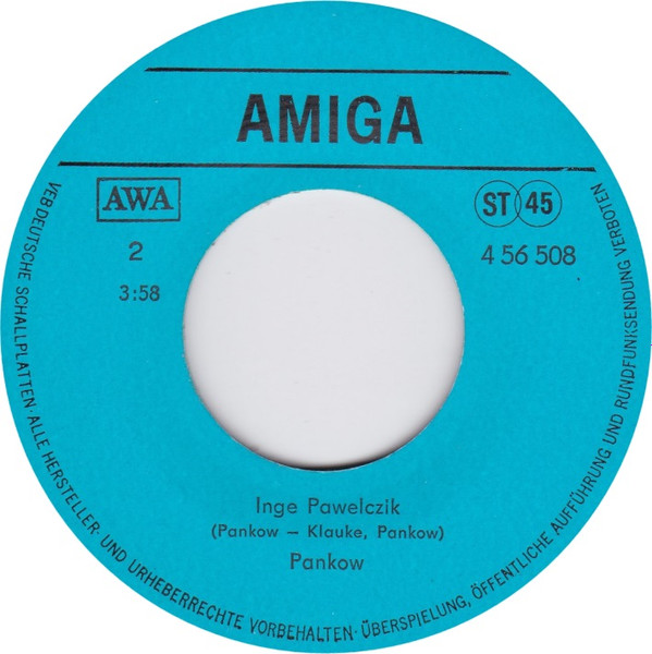 Pankow - Egal / Inge Pawelczik - Used Vinyl Record 7" image 4