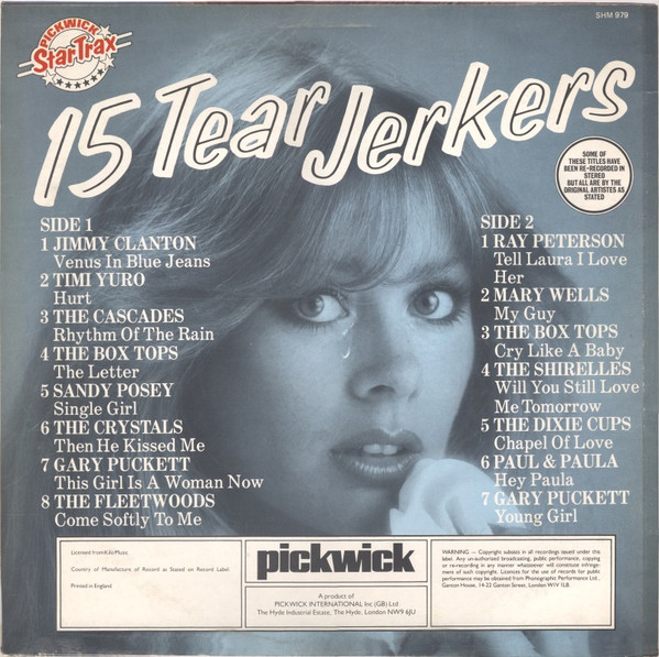 Various - 15 Tear Jerkers - Used Vinyl Record image 2
