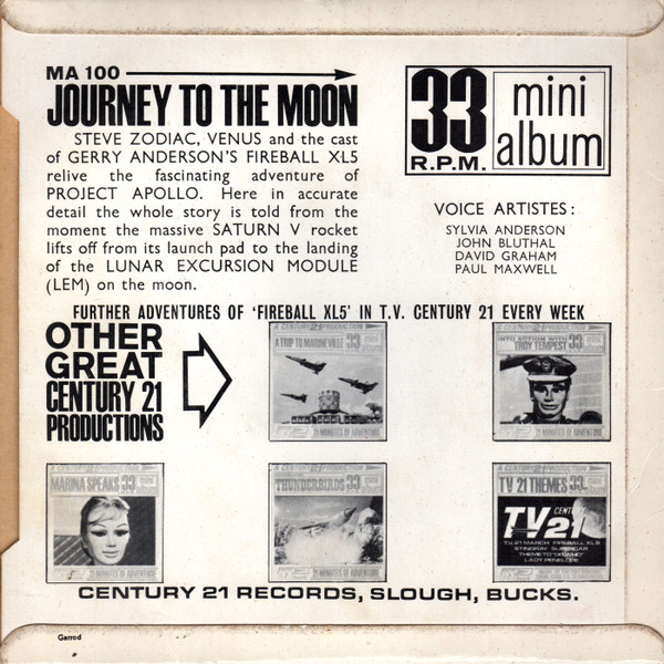 Barry Gray - Journey To The Moon - Used Vinyl Record 7" image 2