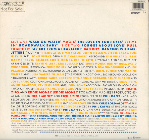 Eddie Money - Nothing To Lose - Used Vinyl Record image 2