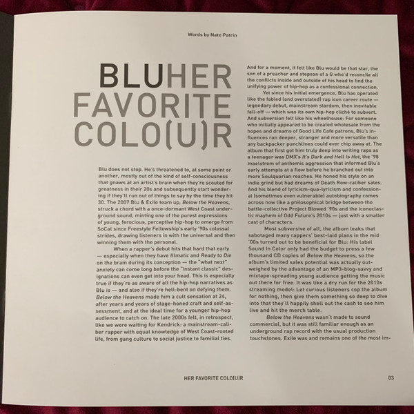 Blu - Her Favorite Colo(u)r - Vinyl Record image 11