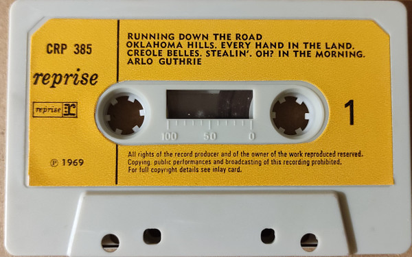 Arlo Guthrie - Running Down The Road - Used cass image 4
