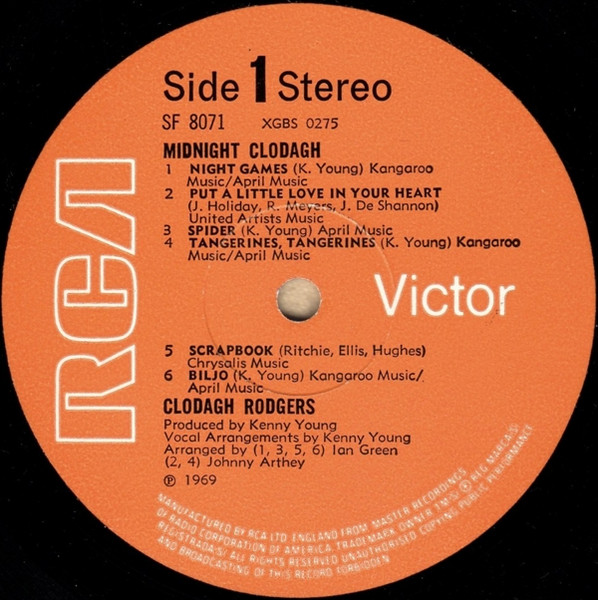 Clodagh Rodgers - Midnight Clodagh - Used Vinyl Record image 3