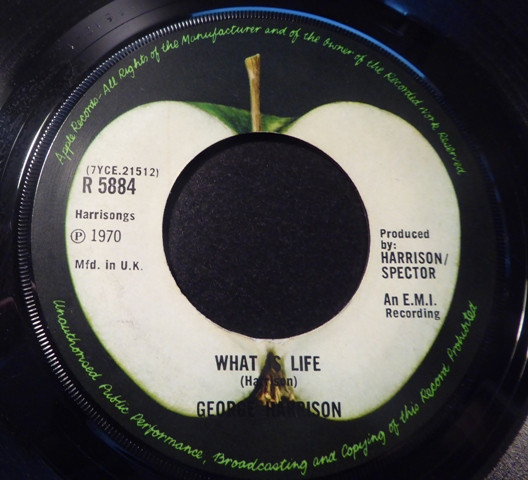 George Harrison - My Sweet Lord - Used Vinyl Record 7" image 2
