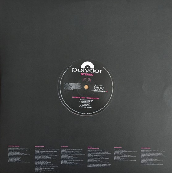 Friendly Fires - Inflorescent - Used Vinyl Record image 4