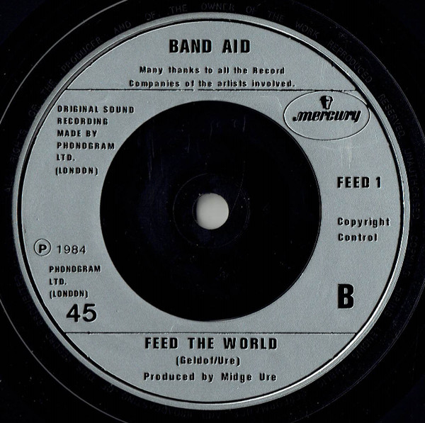 Band Aid - Do They Know It's Christmas? - Used Vinyl Record 7" image 4