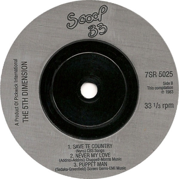 Fifth Dimension - Fifth Dimension - Used Vinyl Record 7" image 4