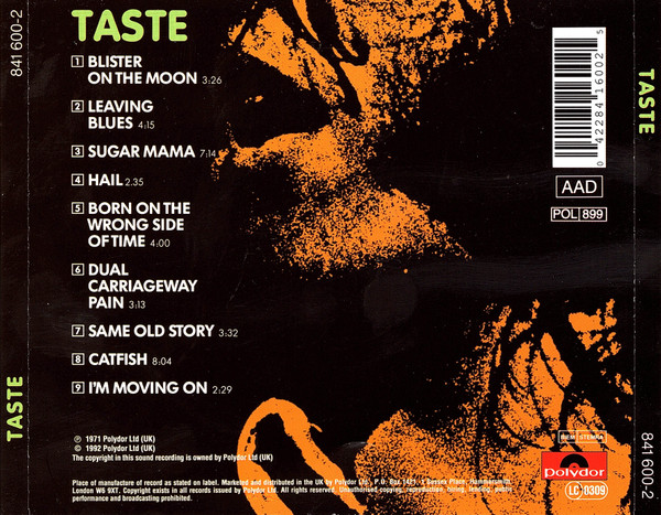 Taste - Used CD image 2
