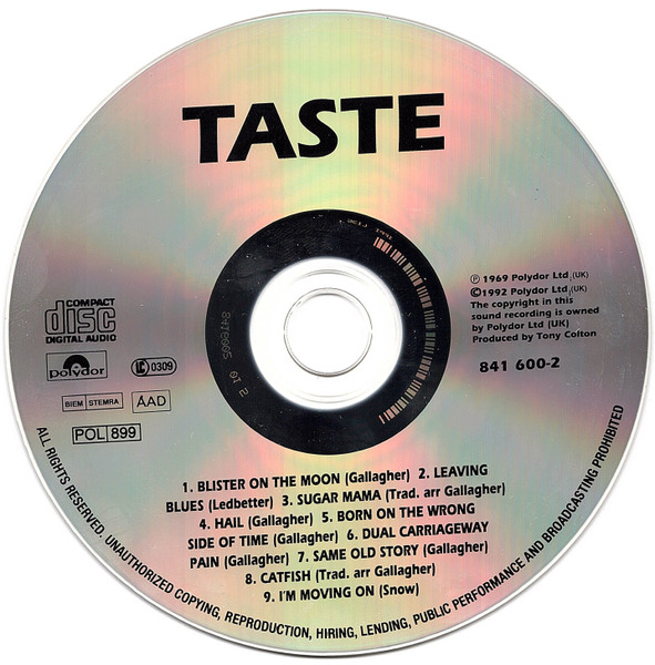 Taste - Used CD image 3