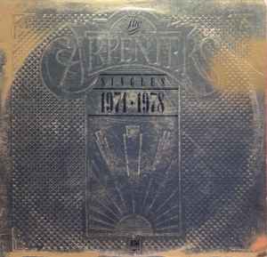 Carpenters - Singles 1974-1978 - Used Vinyl Record image 1