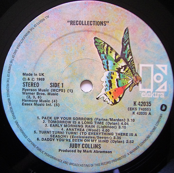 Judy Collins - Recollections - Used Vinyl Record image 3