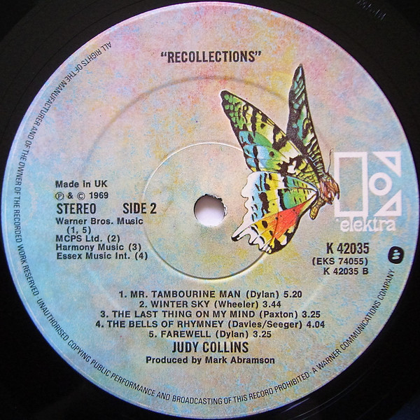 Judy Collins - Recollections - Used Vinyl Record image 4