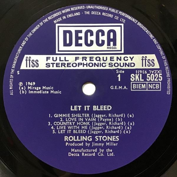 Rolling Stones - Let It Bleed - Used Vinyl Record image 5