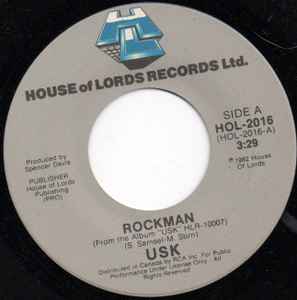 U.S.K. - Rockman - Used Vinyl Record 7" image 1