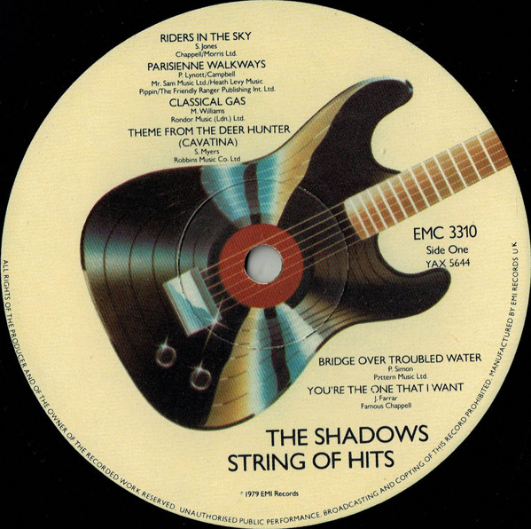 Shadows - String Of Hits - Used Vinyl Record image 3