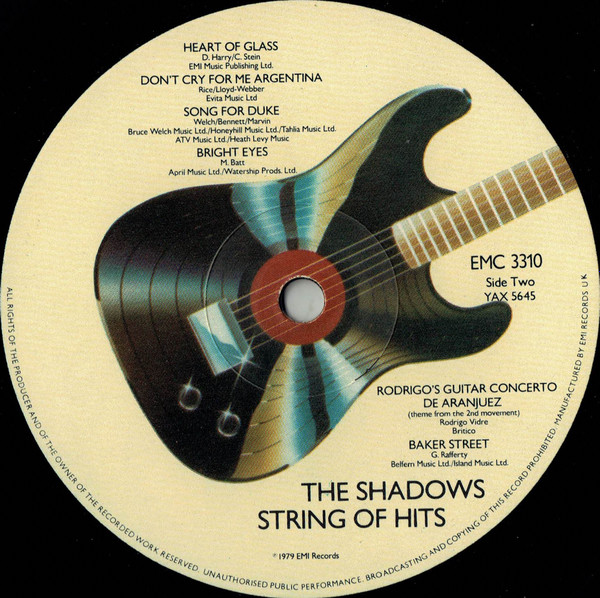 Shadows - String Of Hits - Used Vinyl Record image 4