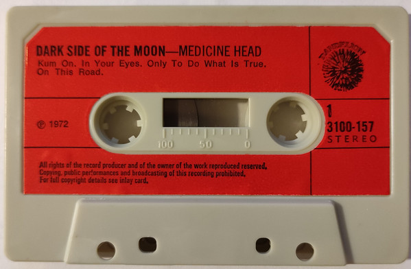Medicine Head (2) - Dark Side Of The Moon - Used cass image 4