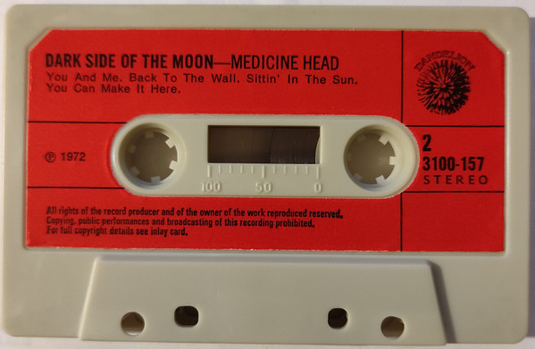 Medicine Head (2) - Dark Side Of The Moon - Used cass image 5
