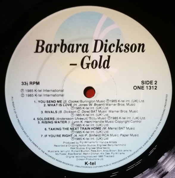 Barbara Dickson - Gold - Used Vinyl Record lp image 4