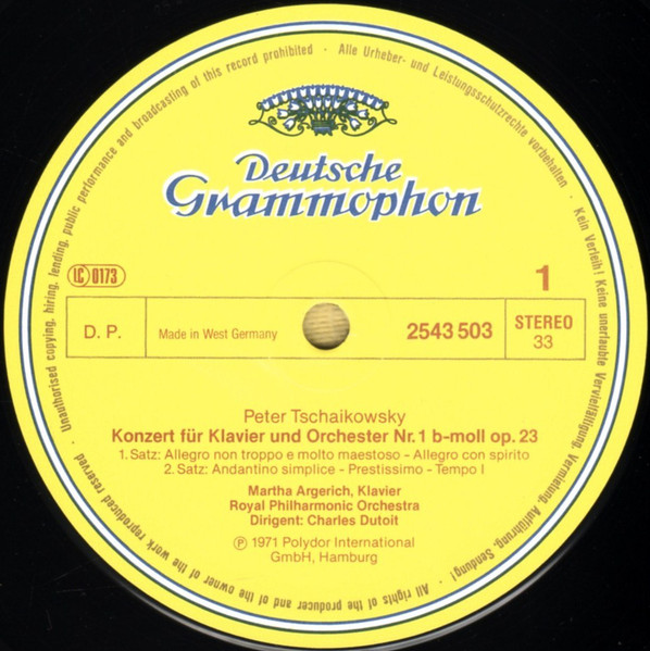 Pyotr Ilyich Tchaiko - Klavierkonzert • Piano Concerto No.1 - Used image 3