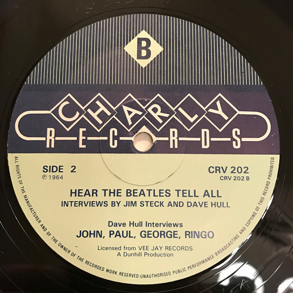 Beatles - Hear  Tell All - Used Vinyl Record image 3