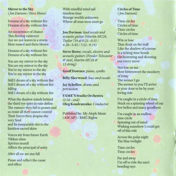 Yes - Mirror To The Sky - cd image 19